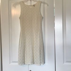 Cream colored A line dress